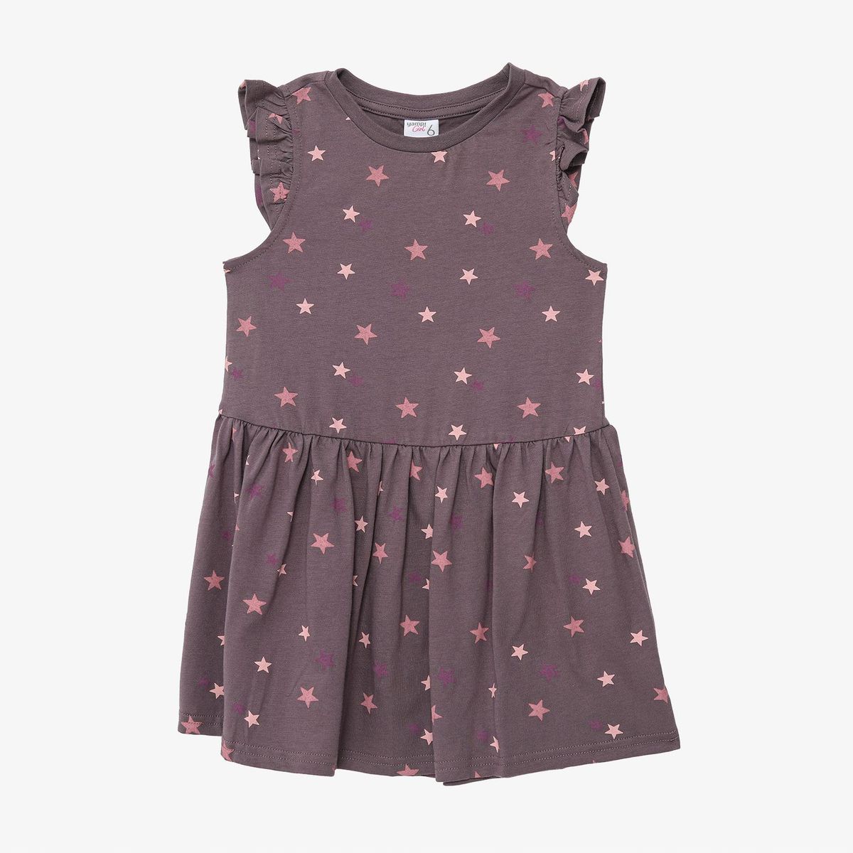 YAMP - Vestido para Niña con Estampado Manga corta de Algodón Yamp 