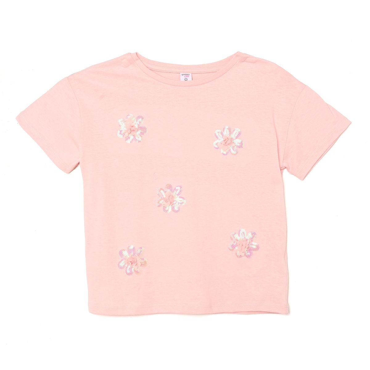 YAMP - Camiseta para Niña Manga corta de Algodón Yamp