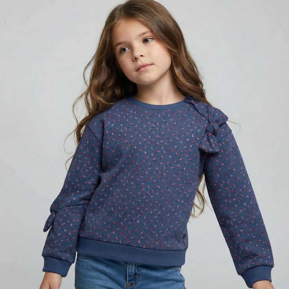 YAMP - Saco para Niña con aplique de Algodón Yamp