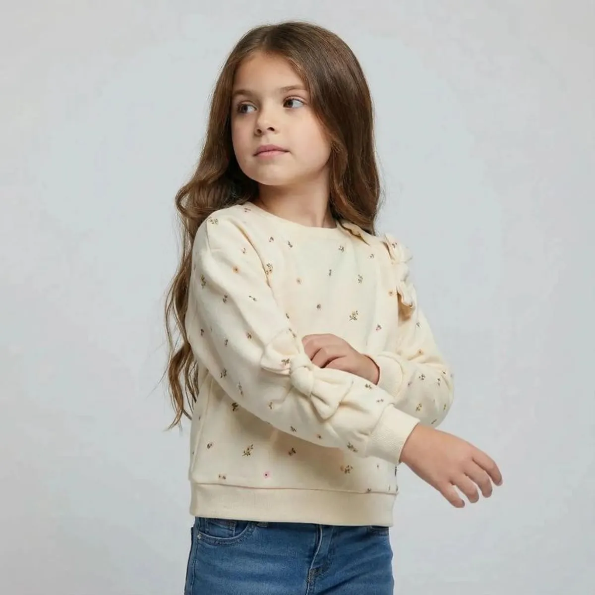 YAMP - Saco para Niña con aplique de Algodón Yamp