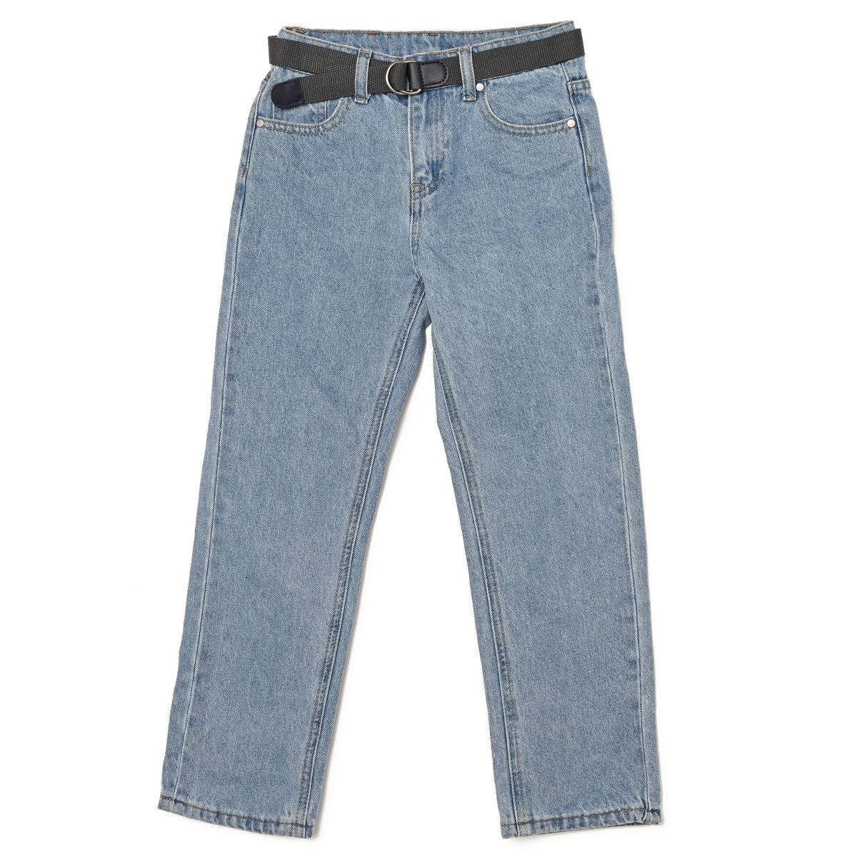 YAMP - Jean Con cinturón para Niño Denim de Algodón Yamp