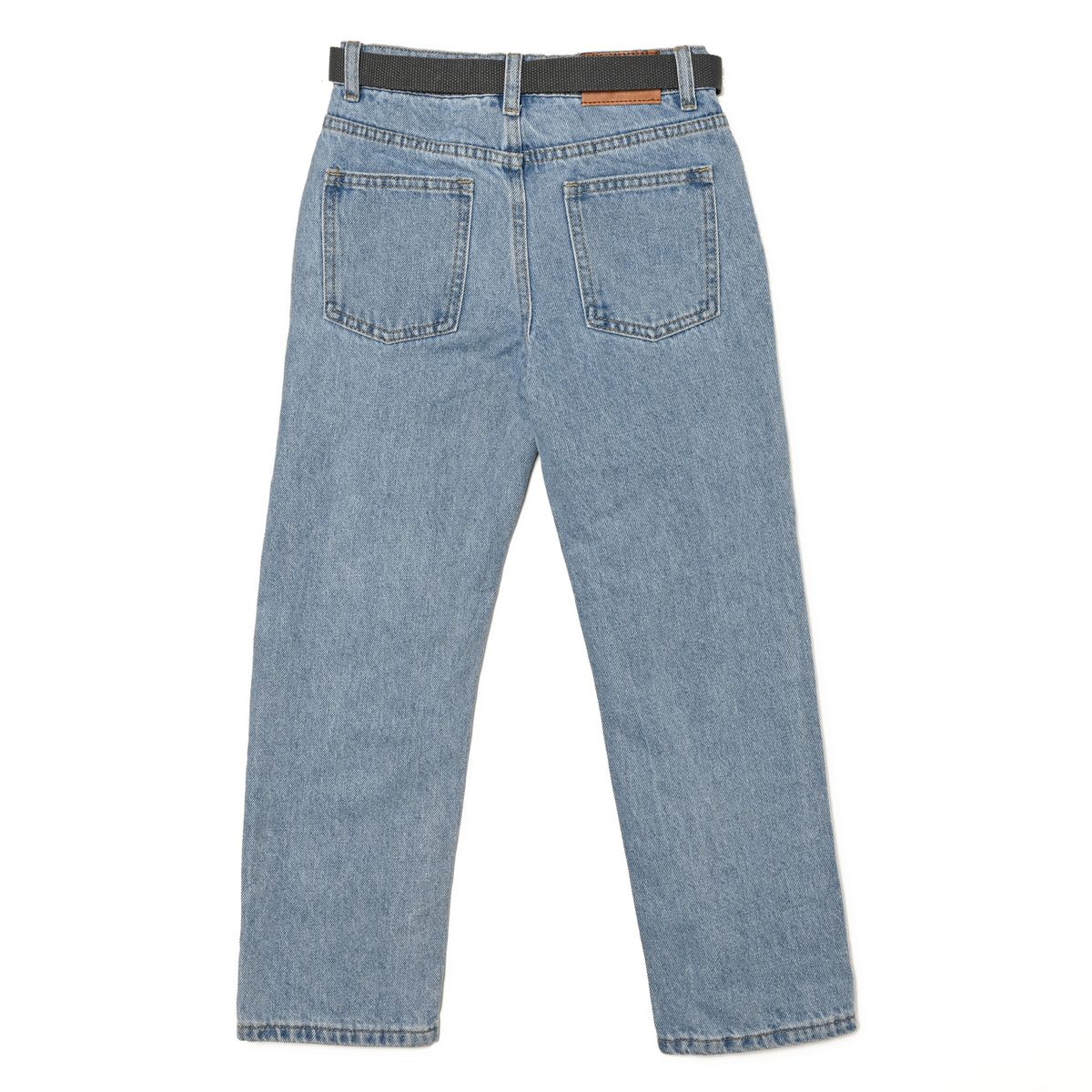 YAMP - Jean Con cinturón para Niño Denim de Algodón Yamp