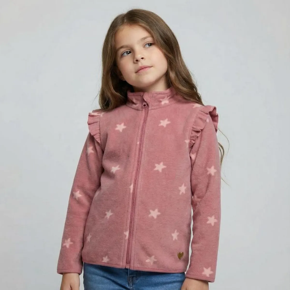 YAMP - Saco Con cuello para Niña con Boleros Yamp