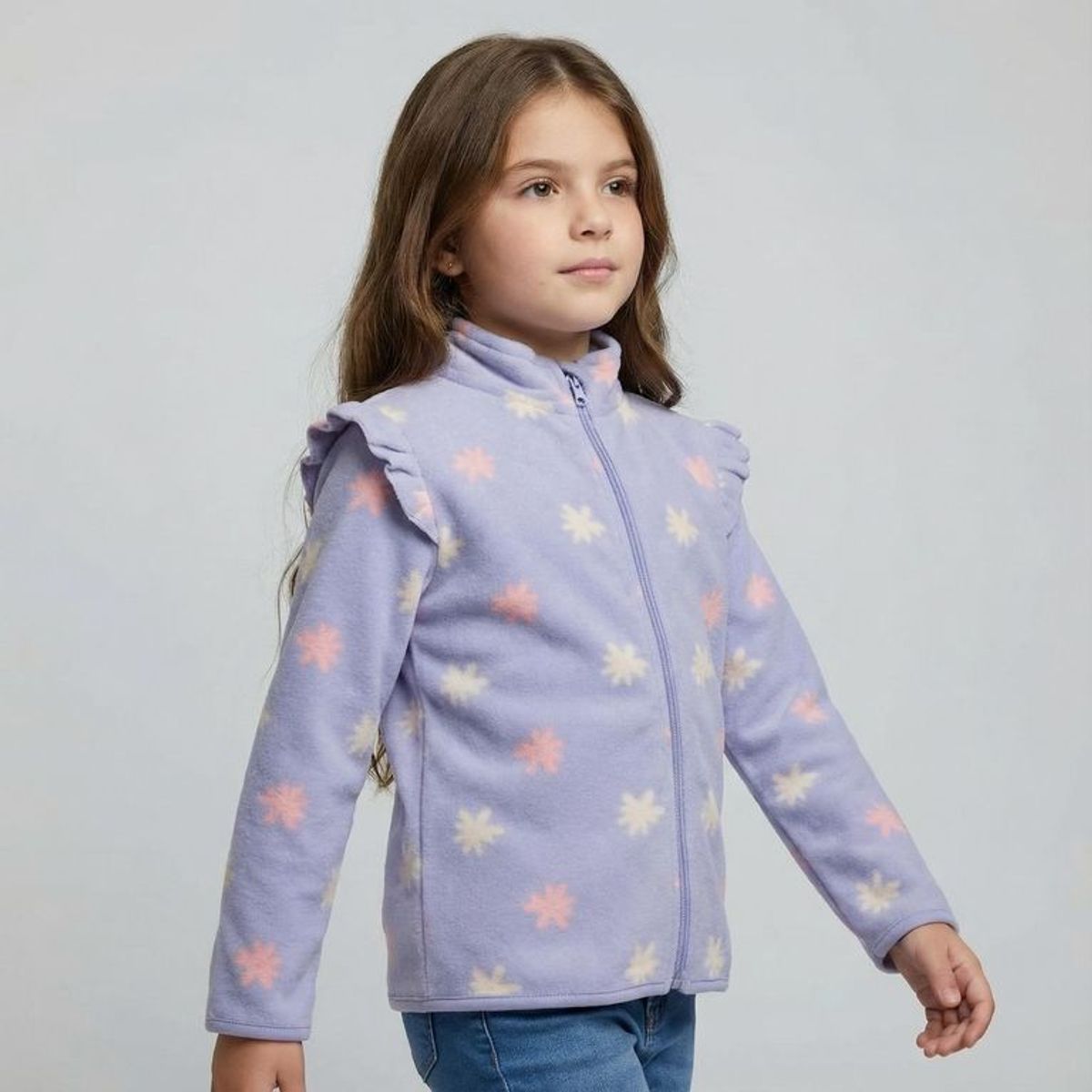 YAMP - Saco Con cuello para Niña con Boleros Yamp