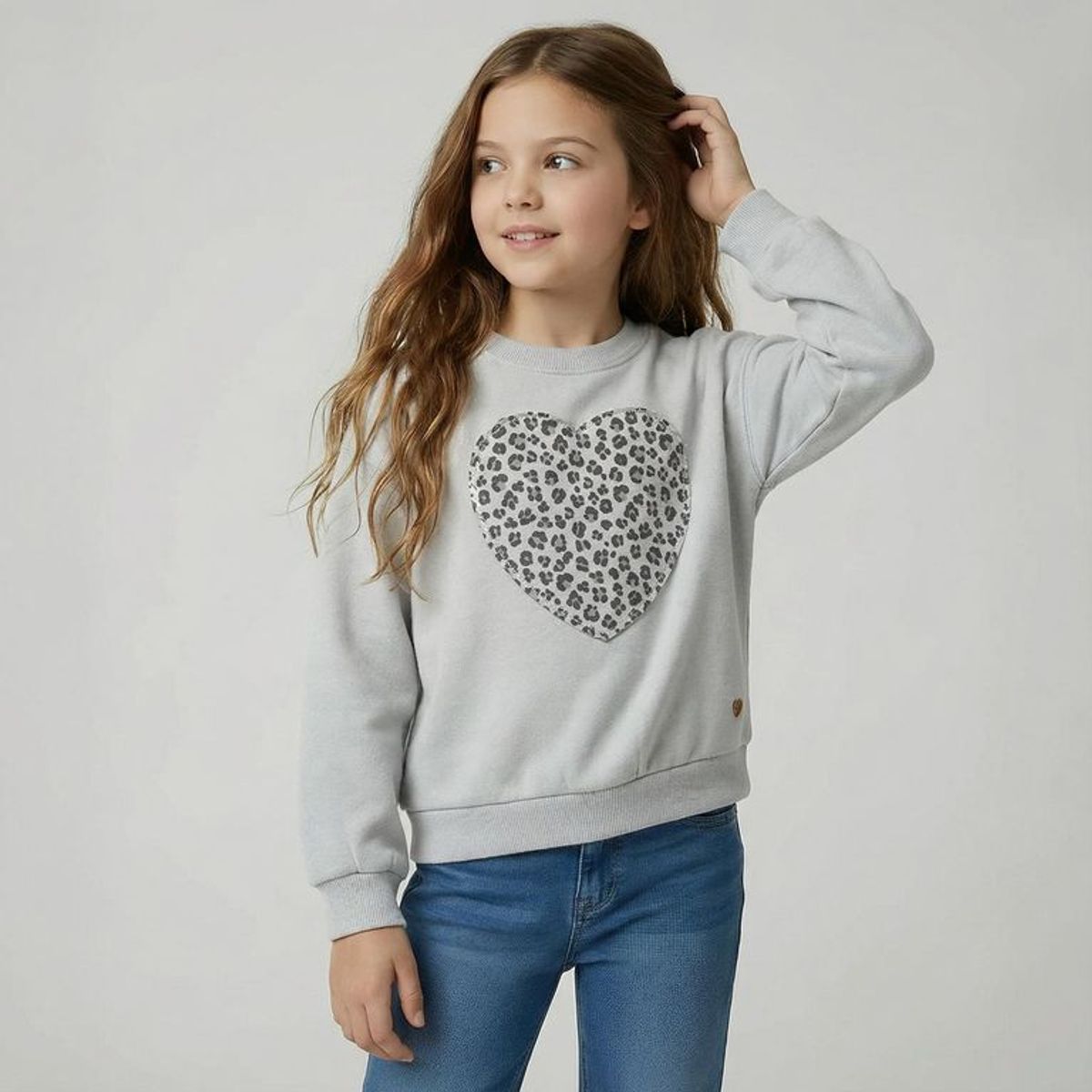 YAMP - Saco para Niña con Estampado de Algodón Yamp