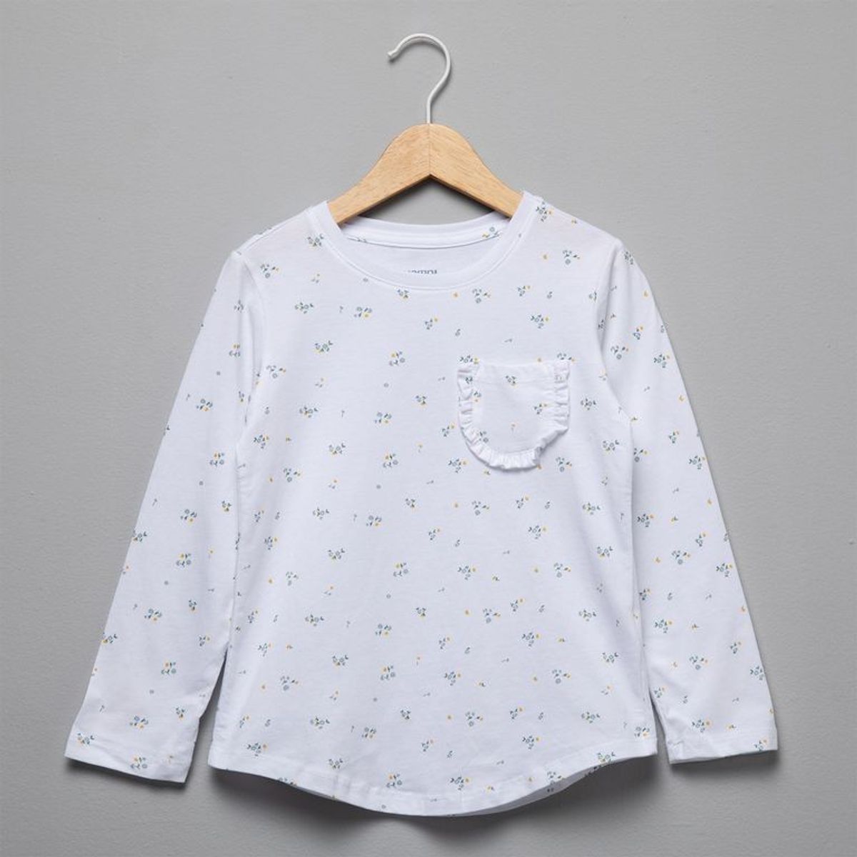 YAMP - Camiseta manga larga para Niña de Algodón Yamp