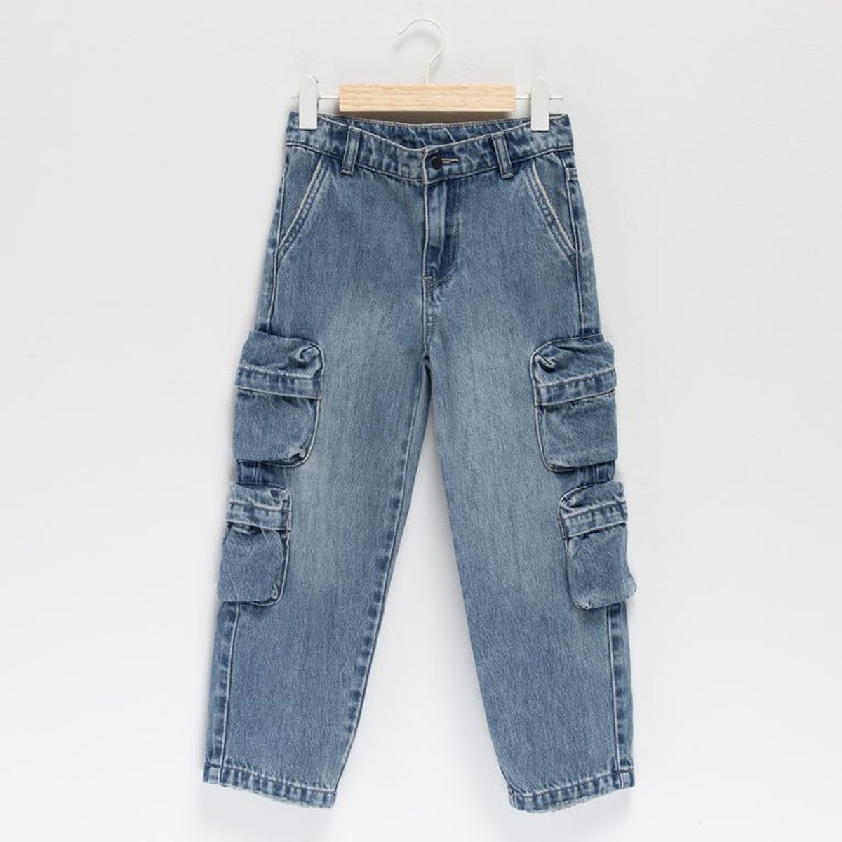 YAMP - Jean para Niño Cargo de Algodón Yamp