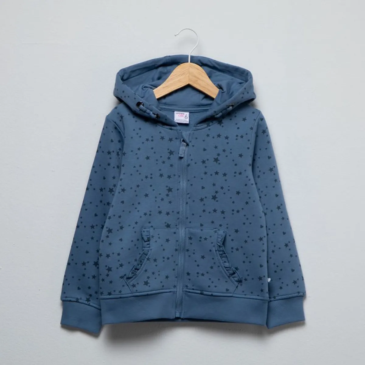 YAMP - Saco Con capucha para Niña de Algodón Yamp
