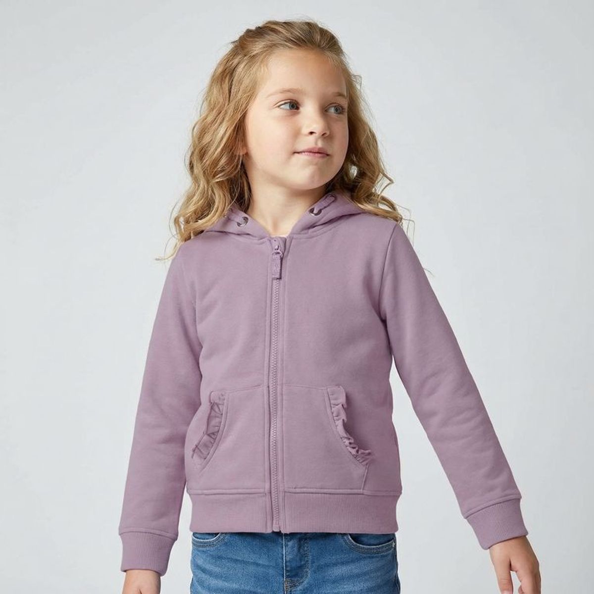 YAMP - Saco Con capucha para Niña de Algodón Yamp