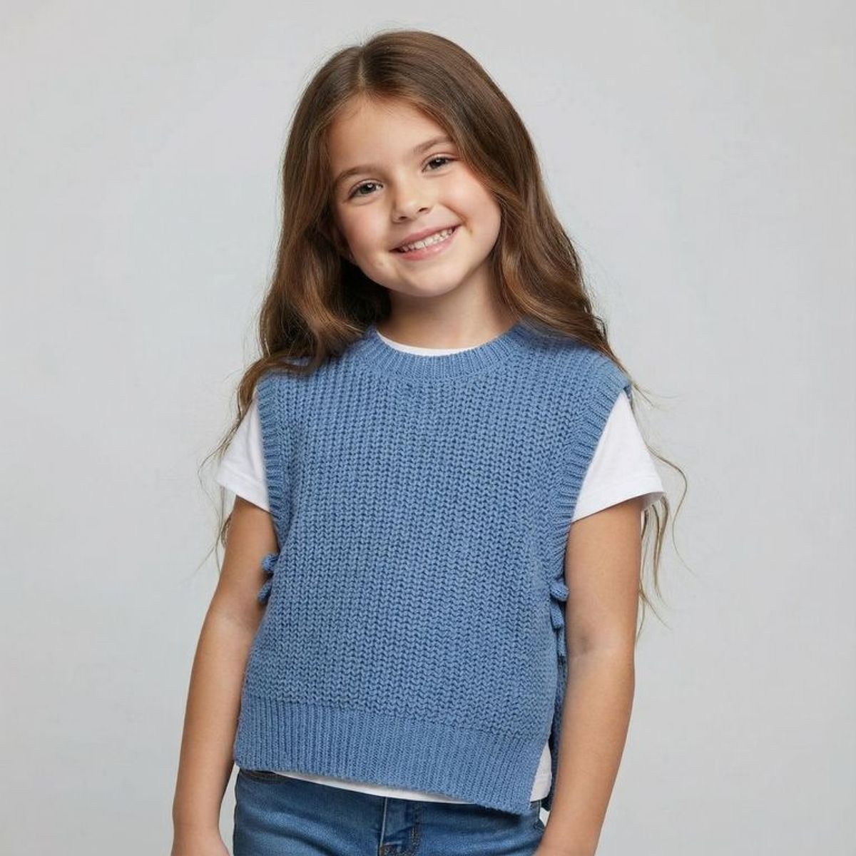 YAMP - Chaleco para Niña Tejido Yamp