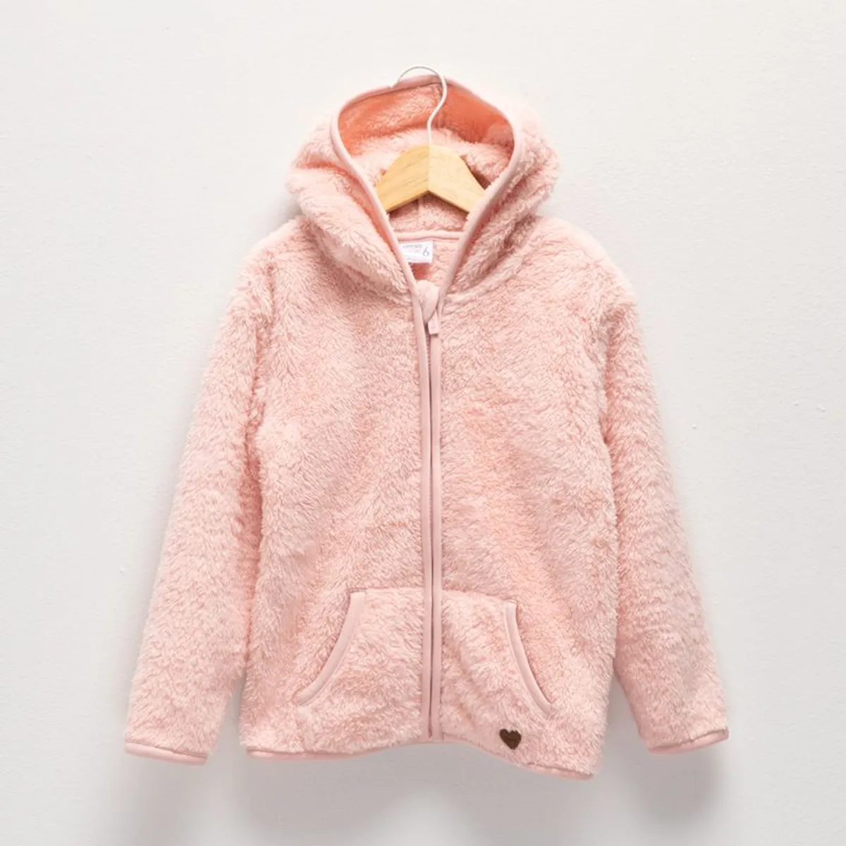 YAMP - Saco Con capucha para Niña Efecto pelo Yamp