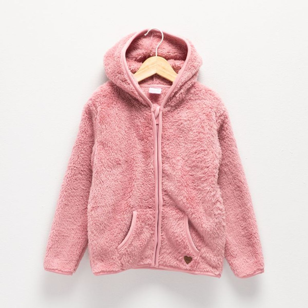 YAMP - Saco Con capucha para Niña Efecto pelo Yamp