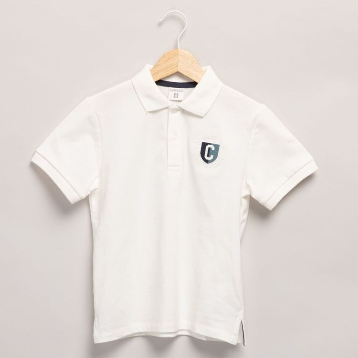 CONIGLIO - Camiseta polo para Niño con Logo Manga corta de Algodón Coniglio