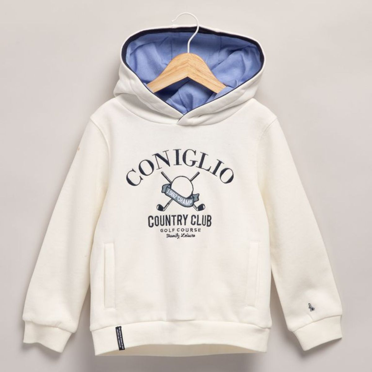 CONIGLIO - Saco Con capucha para Niño con Estampado de Algodón Coniglio