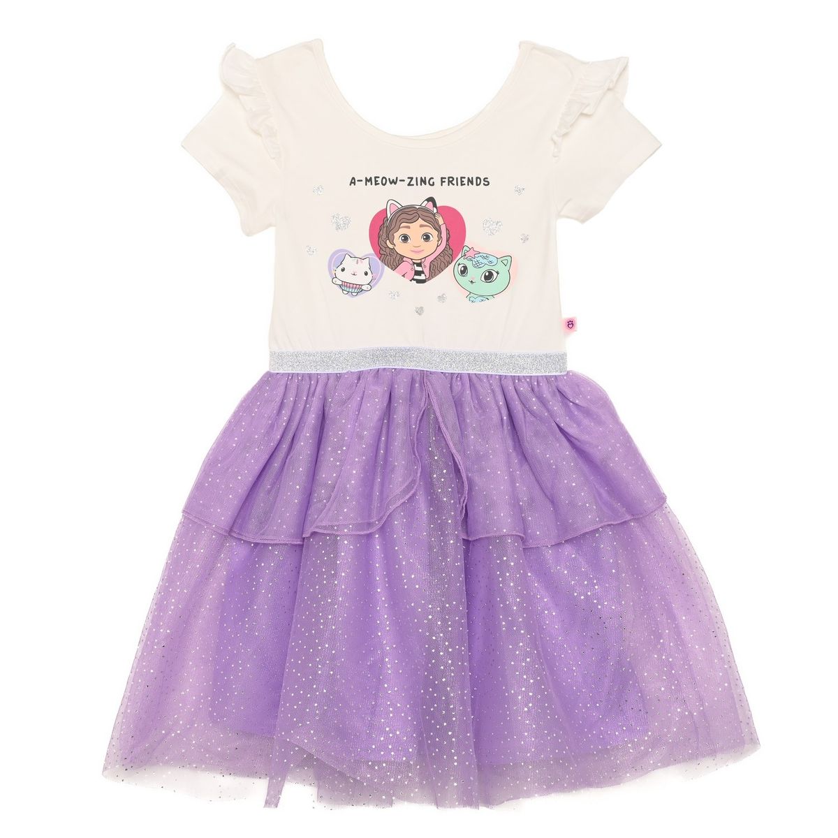 GABBYS DOLLHOUSE - Vestido para Niña con Estampado Tutu Manga corta de Algodón Gabby'S Doll House