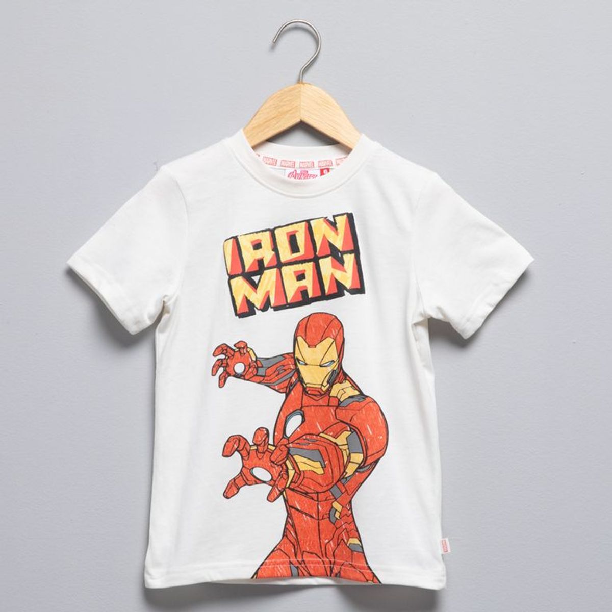 AVENGERS - Camiseta para Niño con Estampado Manga corta de Algodón Avengers