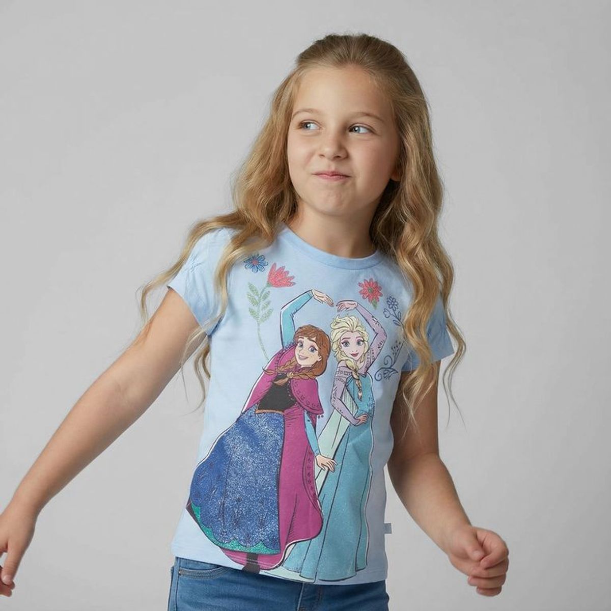 FROZEN - Camiseta para Niña en Algodón Frozen
