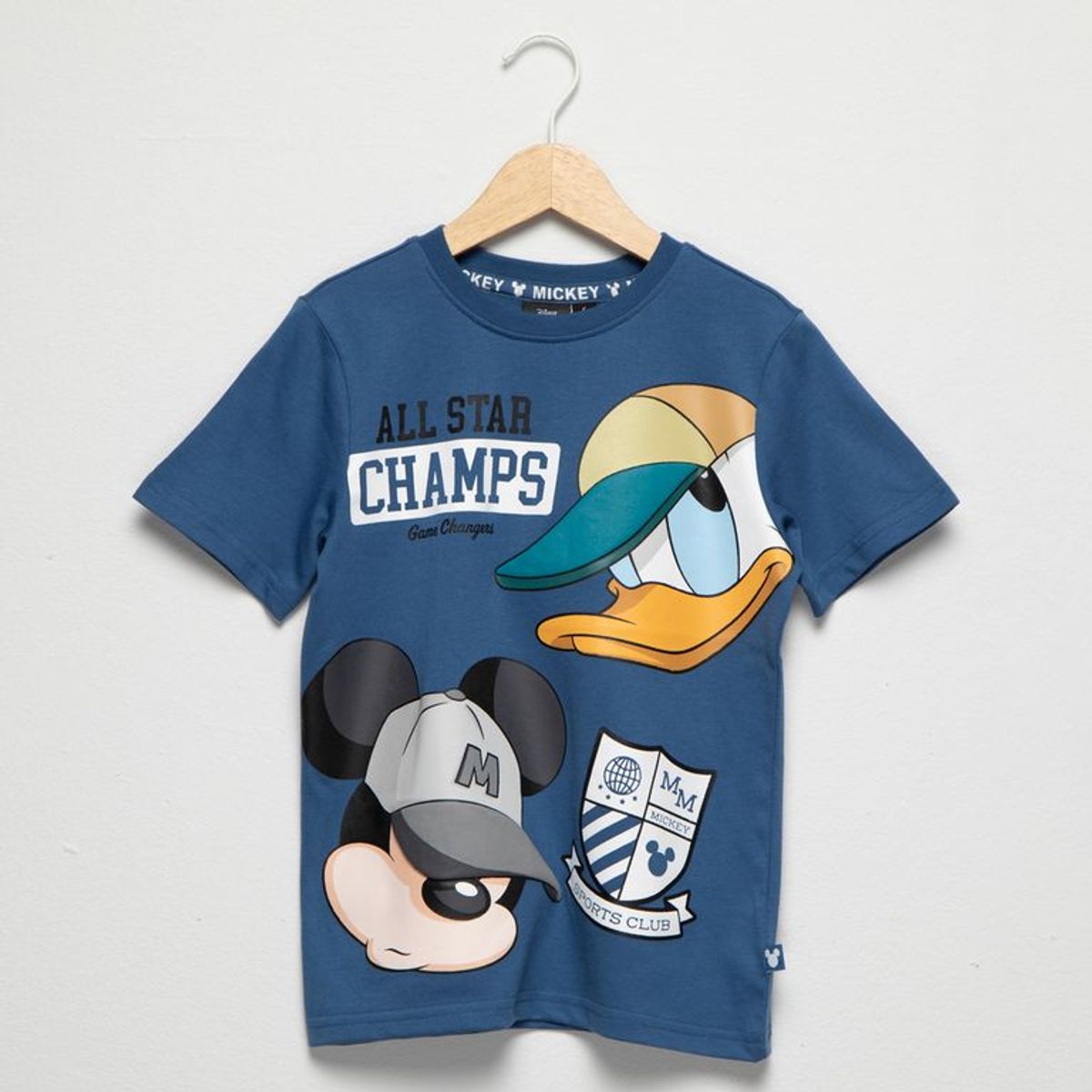 STD CHARACTERS - Camiseta para Niño con Estampado Mickey de Algodón STD Characters 