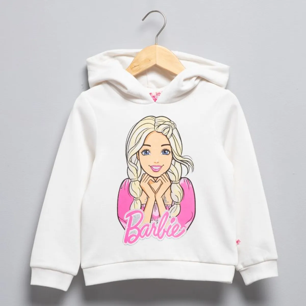BARBIE - Saco Con capucha para Niña con Estampado de Algodón Barbie