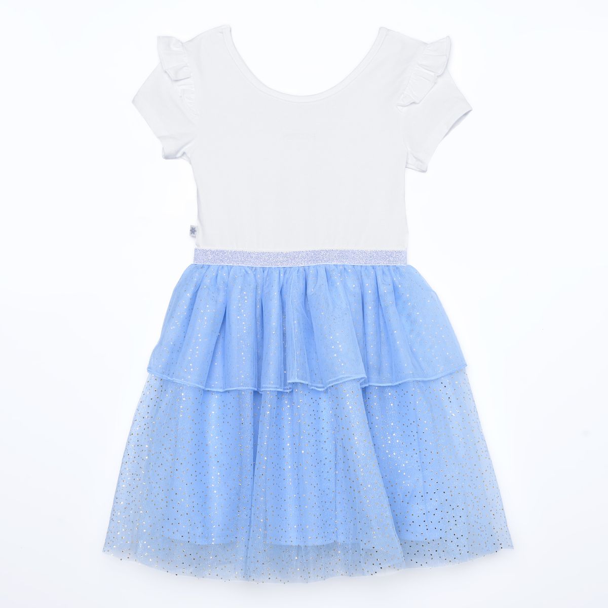 FROZEN - Vestido para Niña con Estampado Tutu Frozen Manga corta de Algodón Frozen