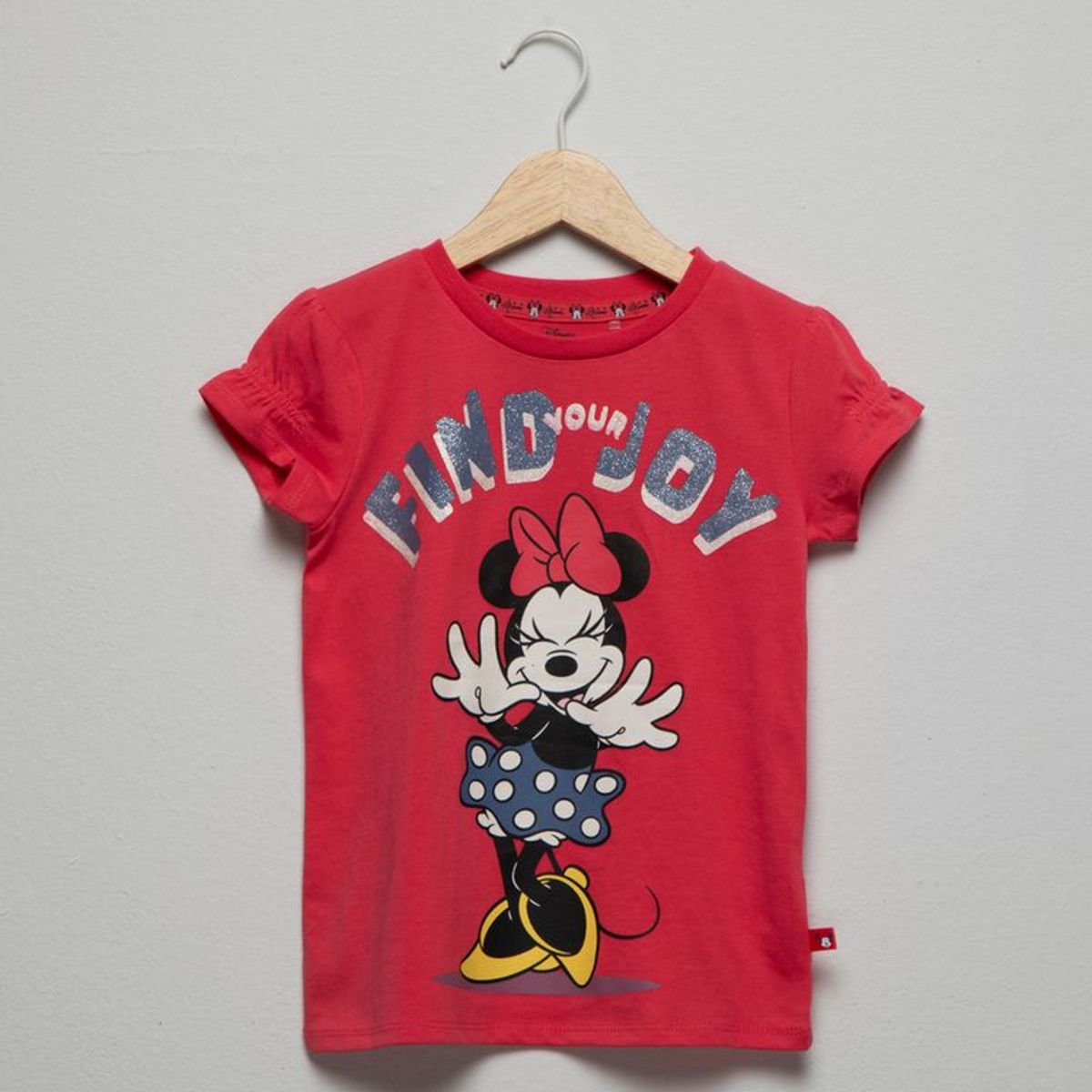 MINNIE - Camiseta para Niña con Estampado de Algodón Minnie