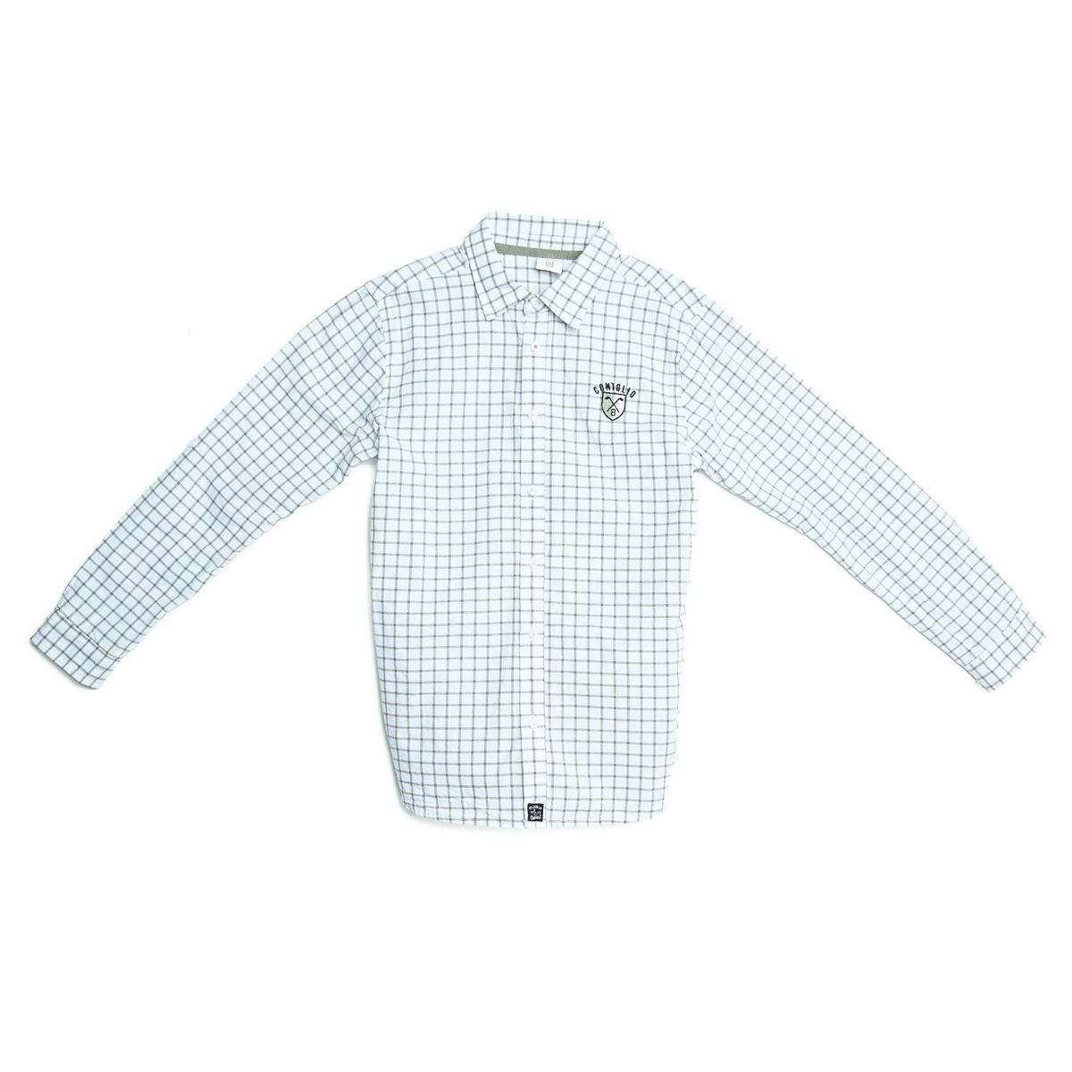 CONIGLIO - Camisa para Niño con Logo Manga larga de Algodón Coniglio