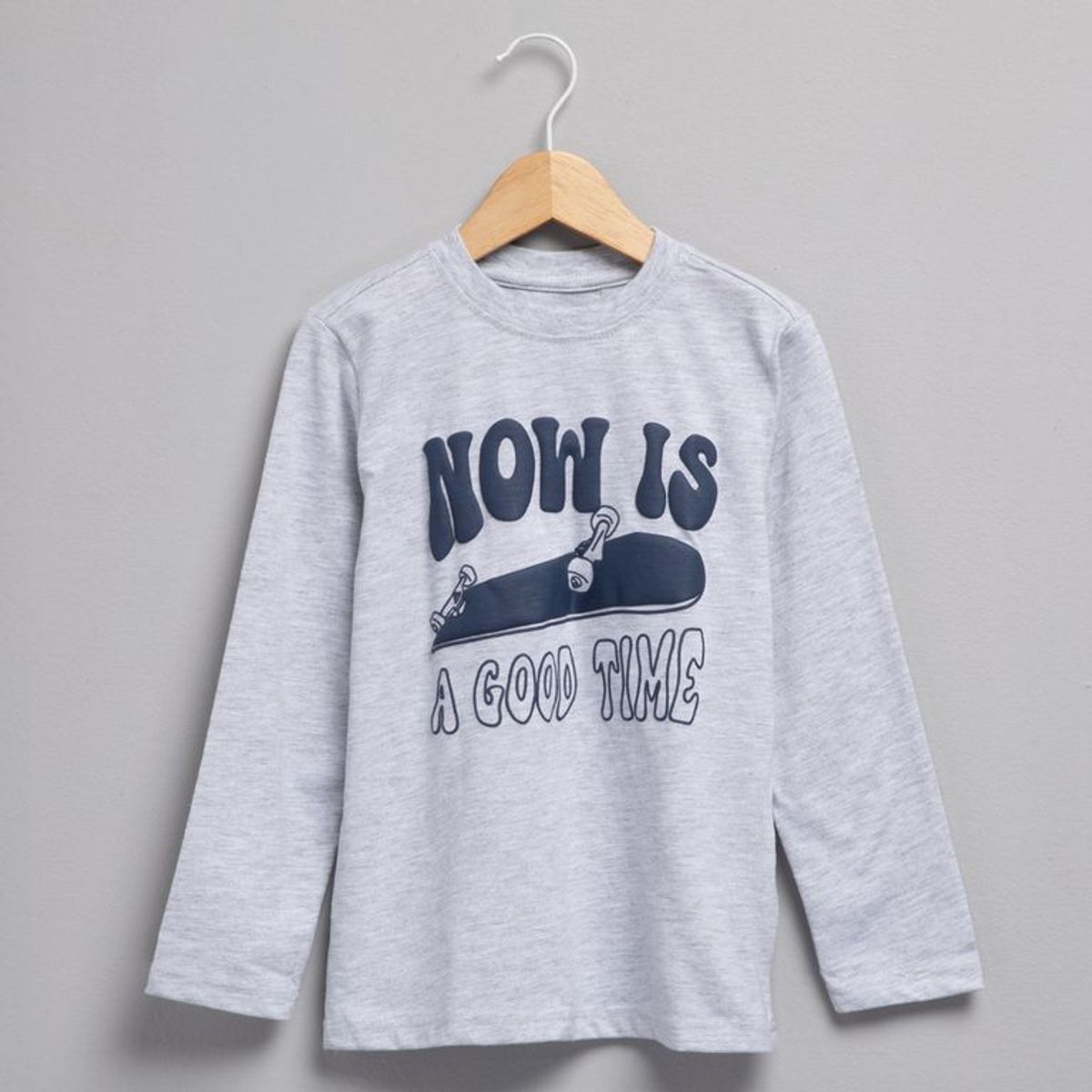 YAMP - Camiseta manga larga para Niño en Algodón Yamp