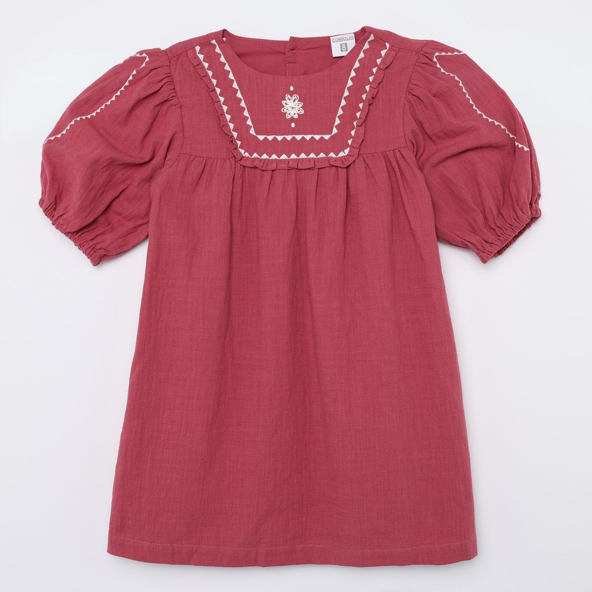 CONIGLIO - Vestido para Niña Manga corta de Algodón Coniglio 