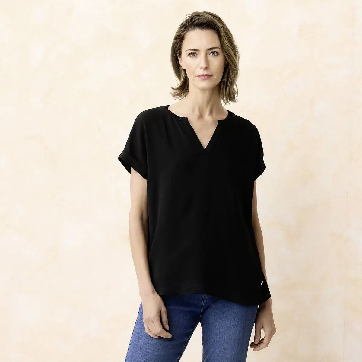 SOUTHLAND - Blusa Mujer con Estampado Manga corta Stefano Cocci