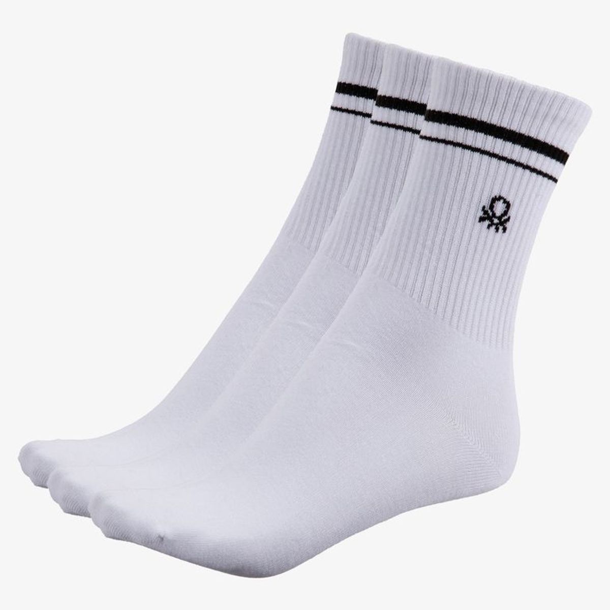 BENETTON - Pack de 3 Medias para Mujer Largo Benetton