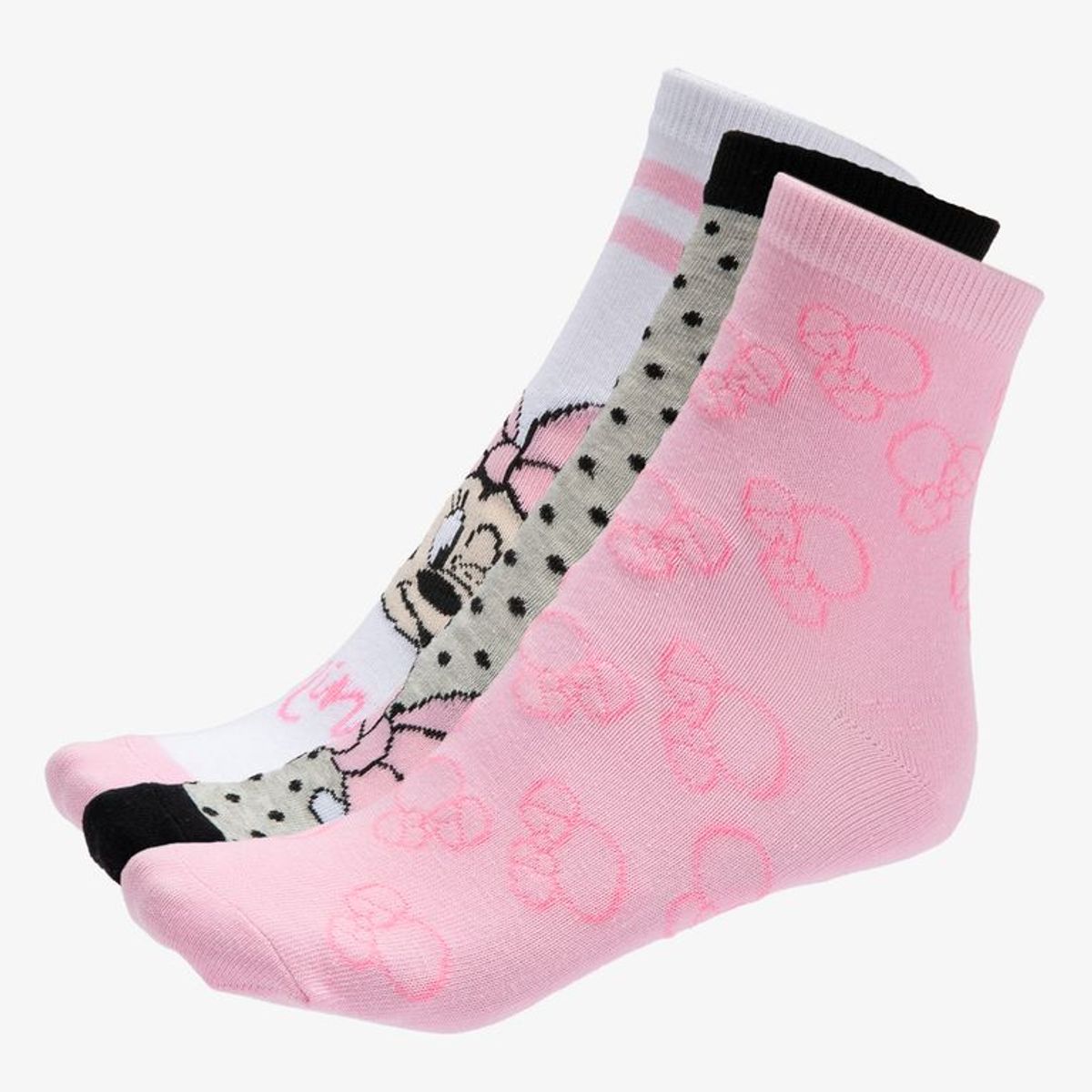 DISNEY - Pack de 3 Medias para Mujer Medio Disney