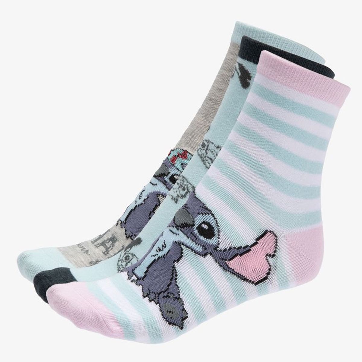 DISNEY - Pack de 3 Medias para Mujer Medio Disney