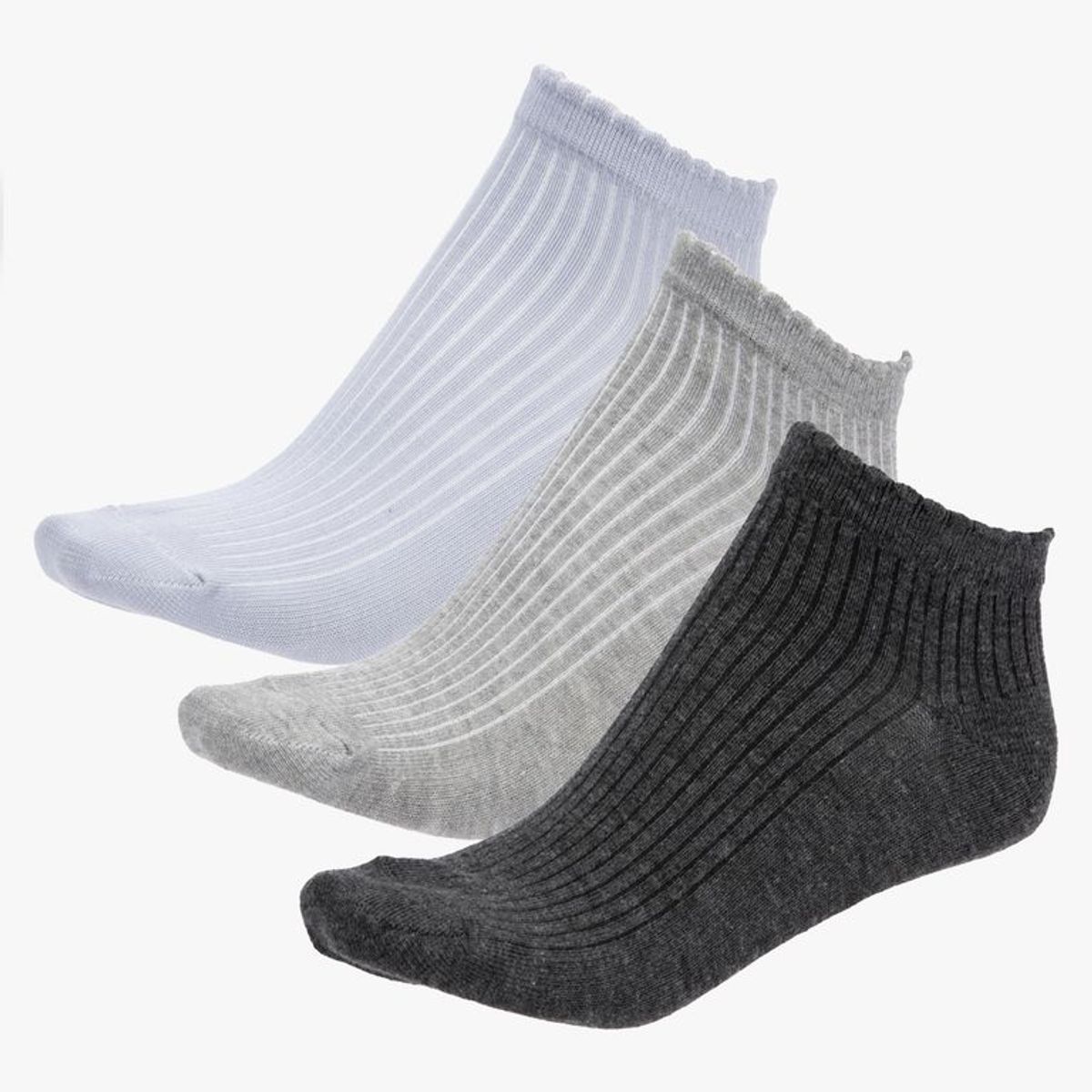 BLU - Pack de 3 Medias para Mujer Corto blu