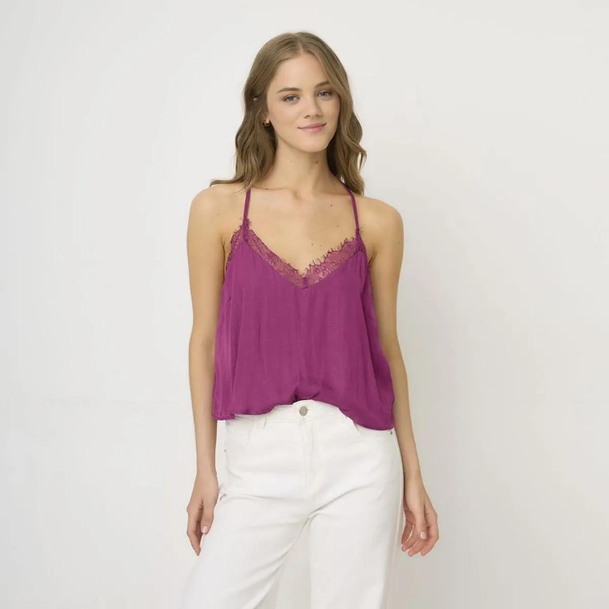 SYBILLA - Blusa Mujer Sin mangas Sybilla