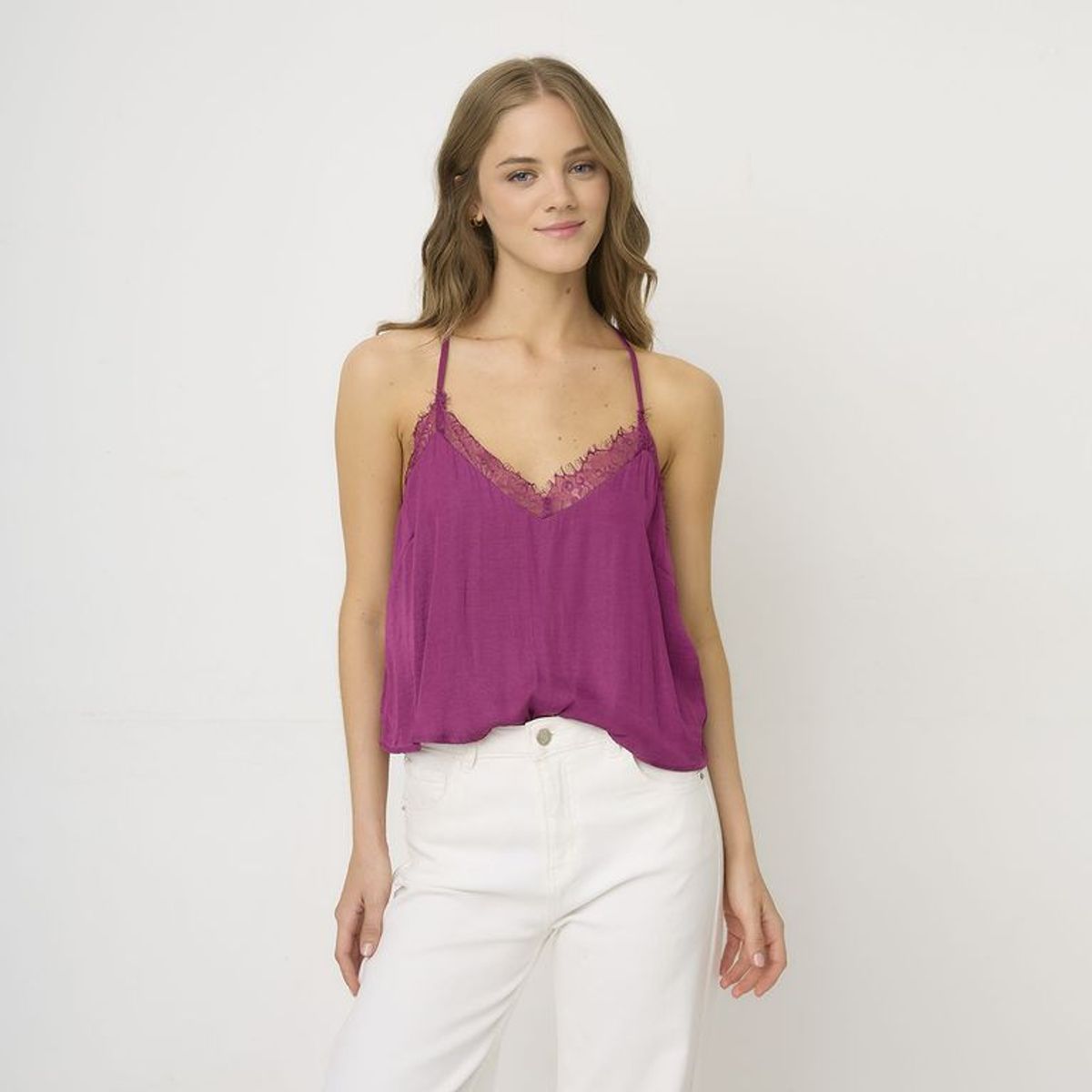 SYBILLA - Blusa Mujer Sin mangas Sybilla