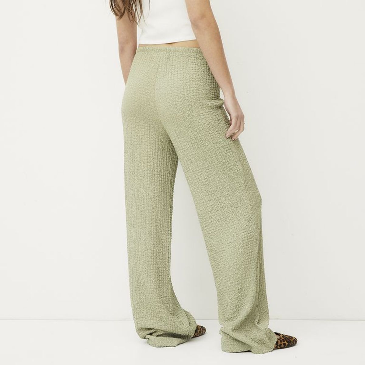 SYBILLA - Pantalón Wide leg Mujer Tiro medio Sybilla