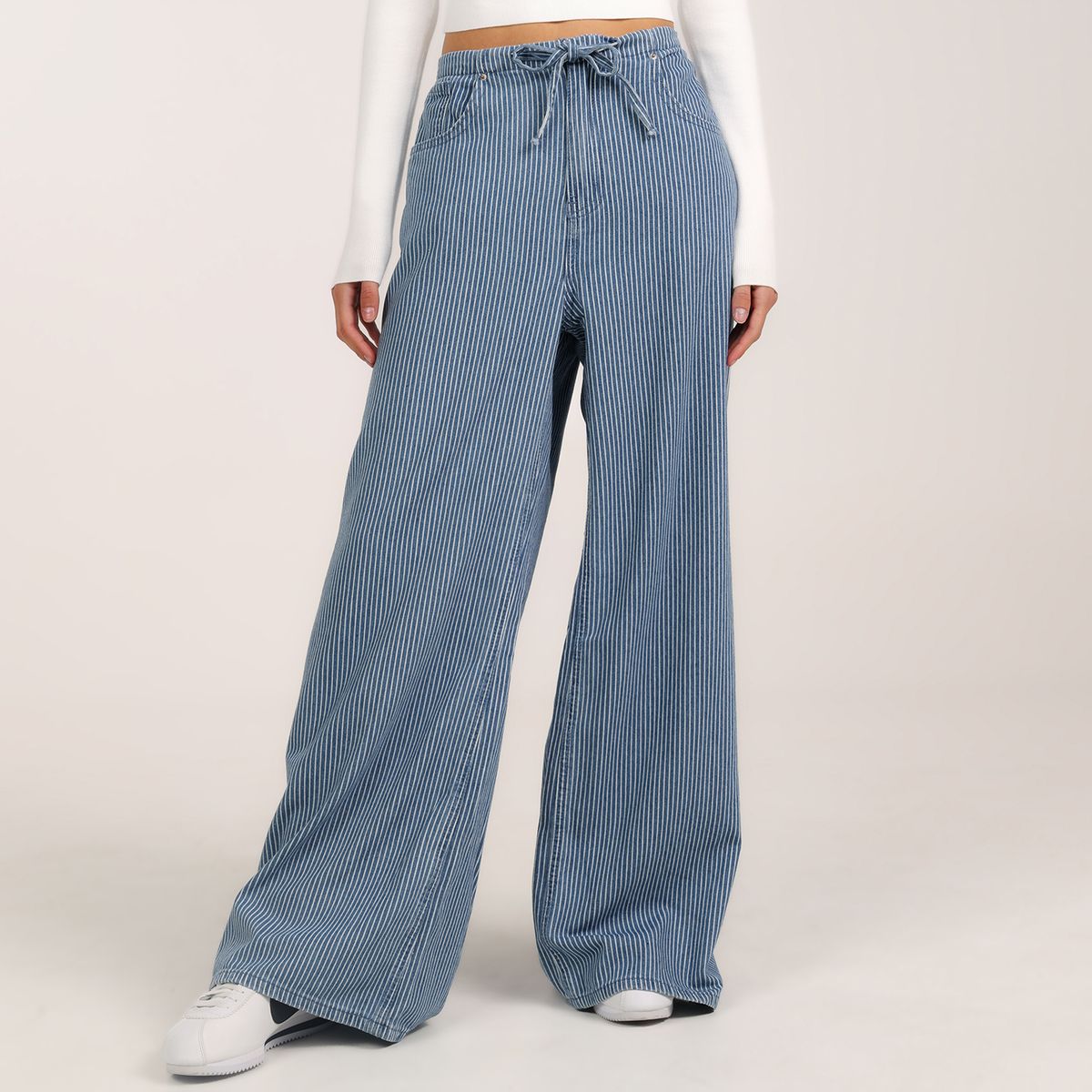 SYBILLA - Jean Wide leg Tiro medio Mujer Sybilla