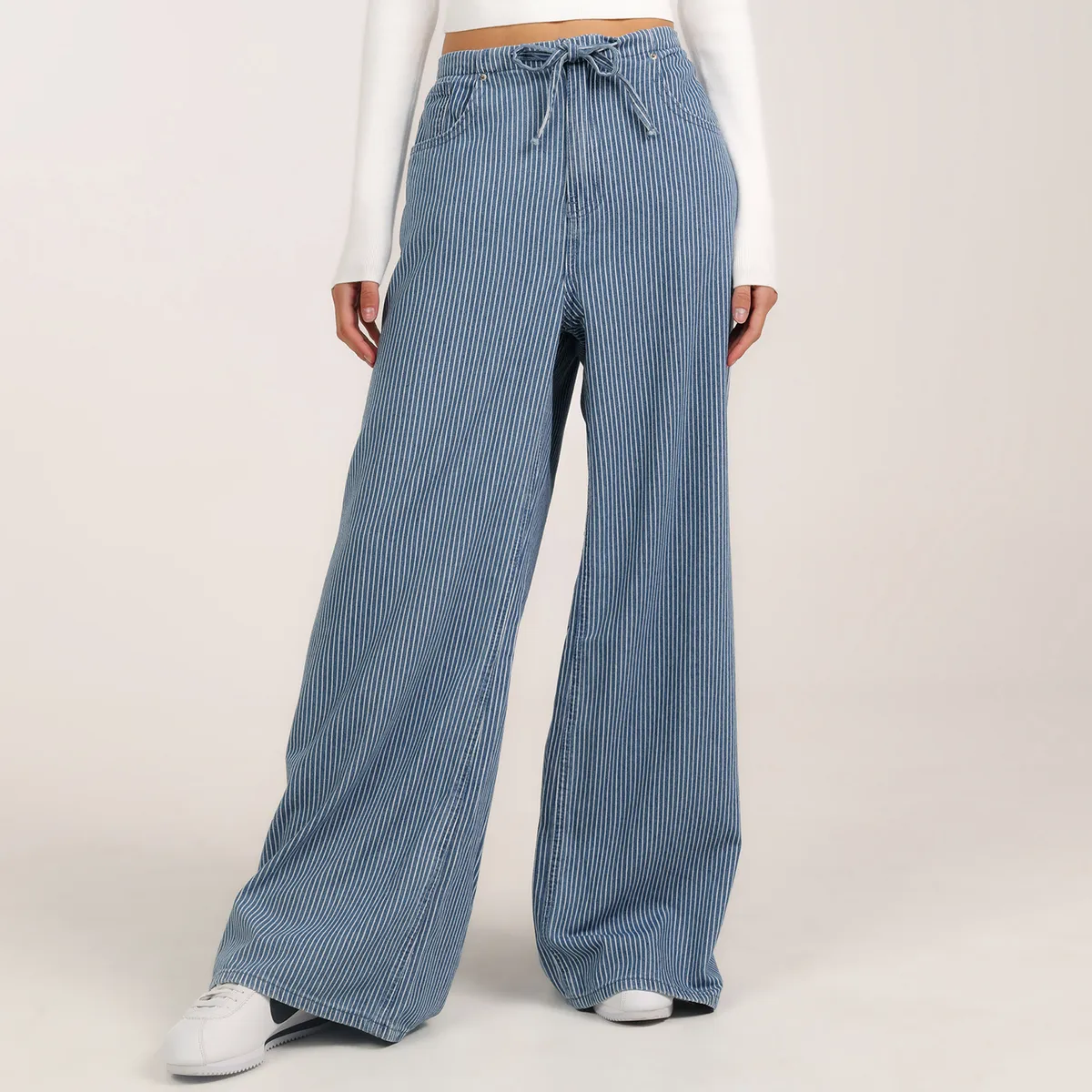 SYBILLA - Jean Wide leg Tiro medio Mujer Sybilla