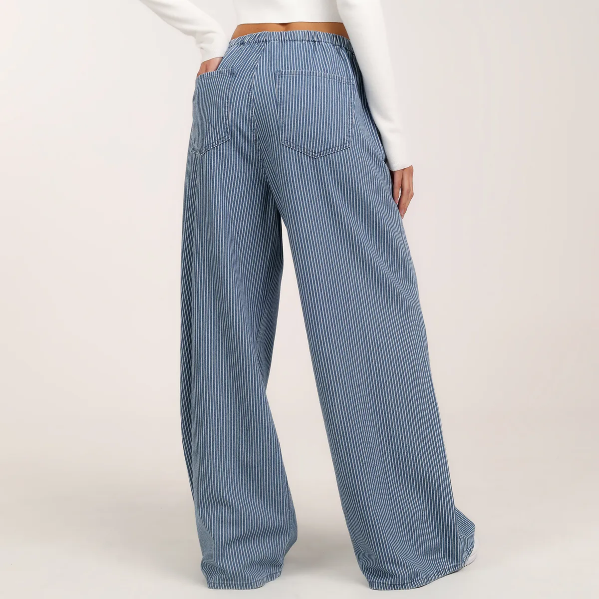 SYBILLA - Jean Wide leg Tiro medio Mujer Sybilla