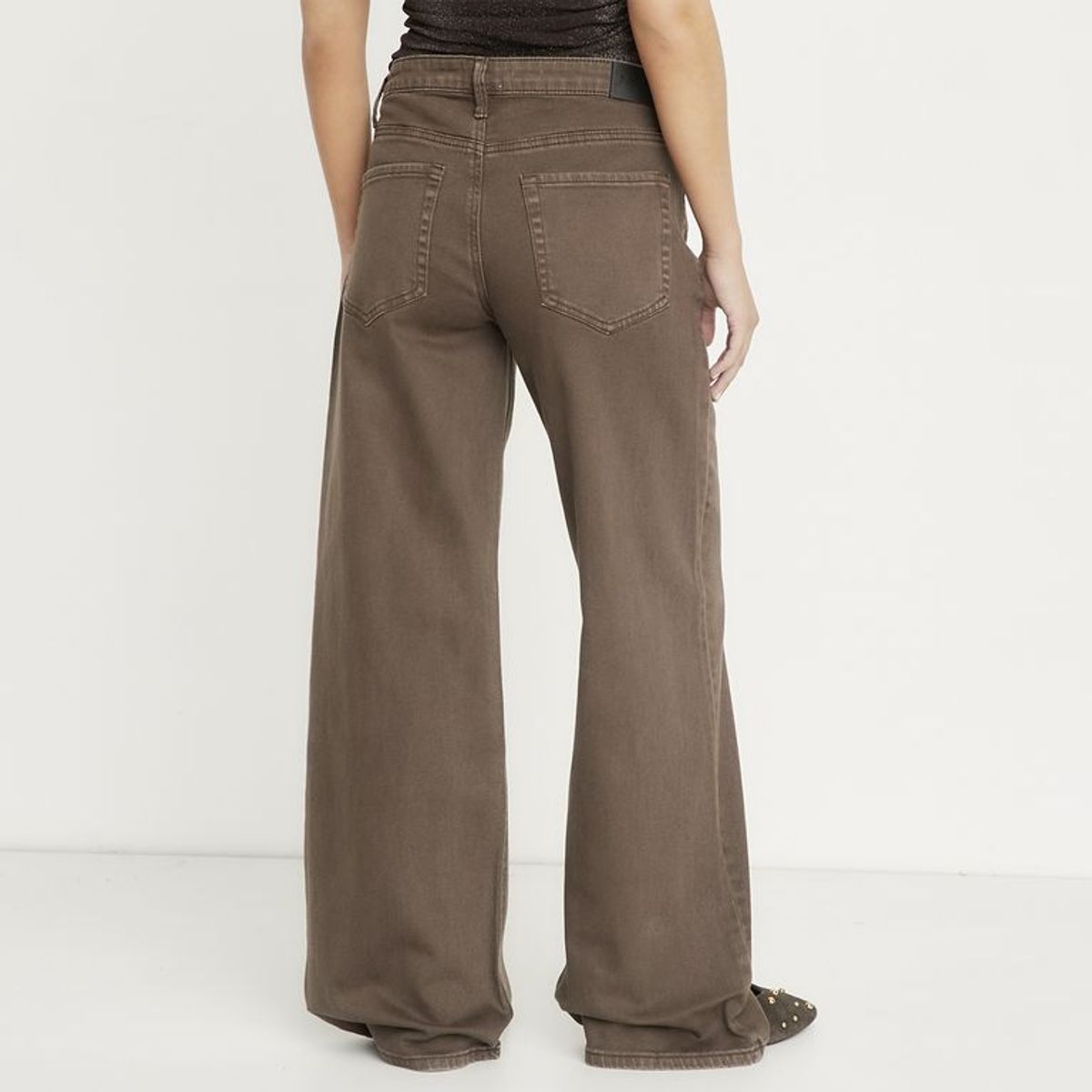 SYBILLA - Jean Wide leg Tiro medio Mujer Sybilla