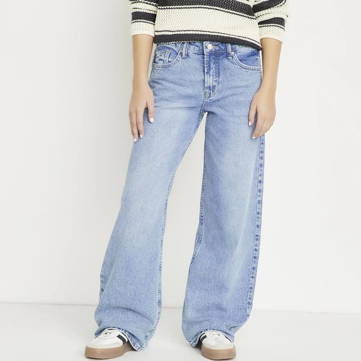 SYBILLA - Jean Wide leg Tiro medio Mujer Sybilla