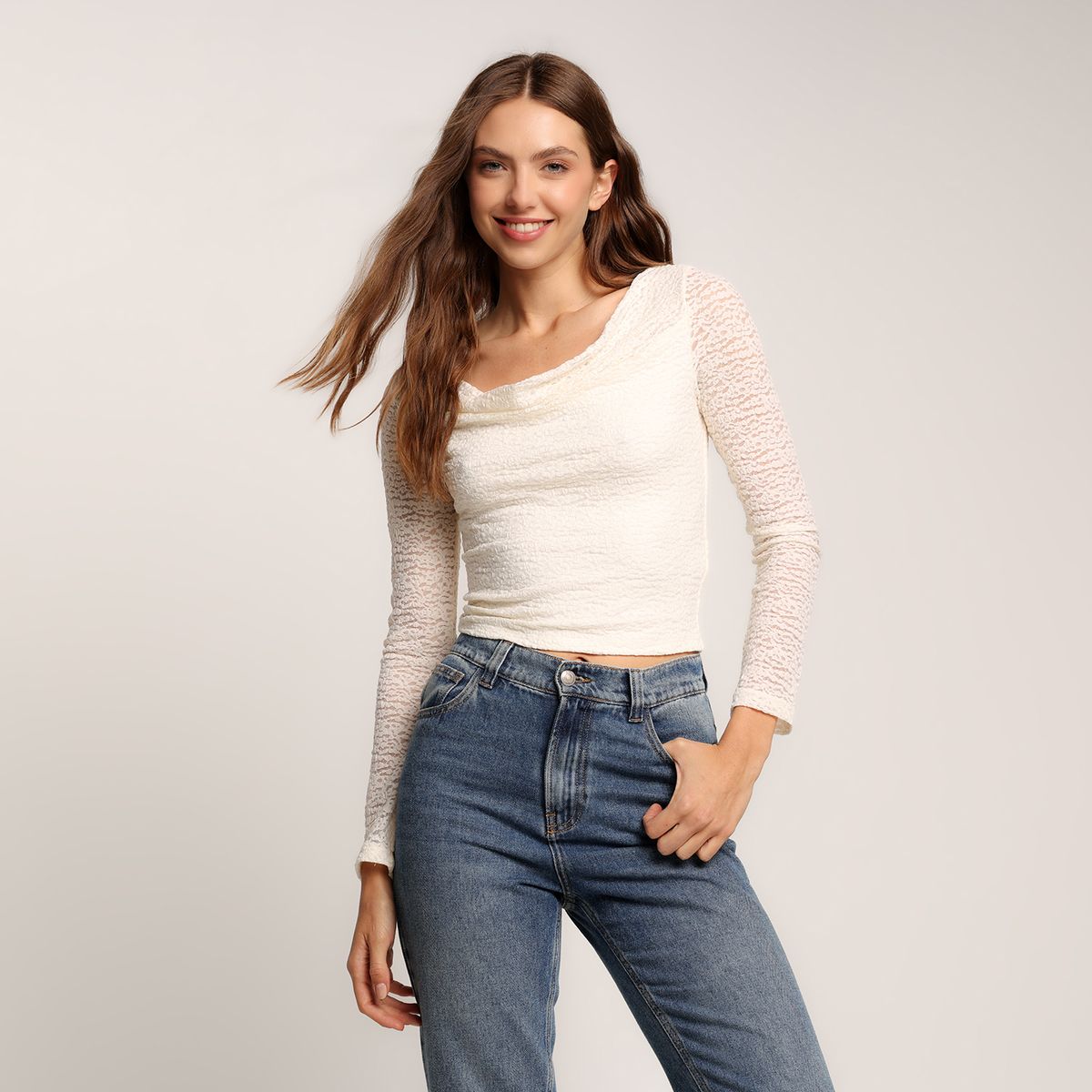 SYBILLA - Camiseta Mujer Manga larga Sybilla