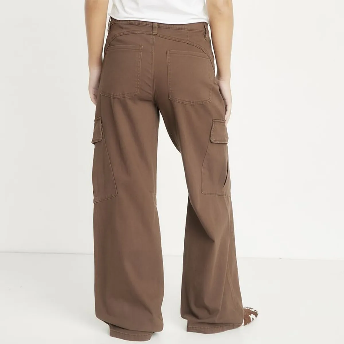 SYBILLA - Pantalón Cargo Tiro medio Mujer Sybilla