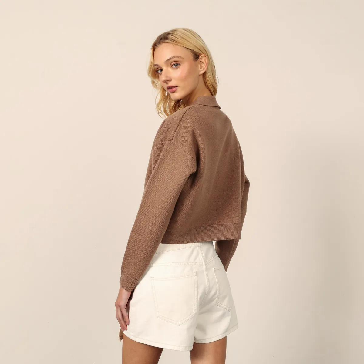 SYBILLA - Falda short Mini Mujer de Algodón Sybilla