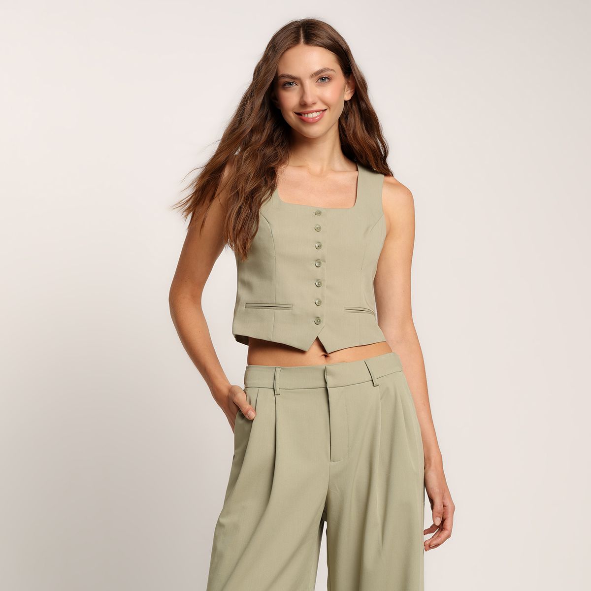 SYBILLA - Blusa Mujer Sin mangas Sybilla