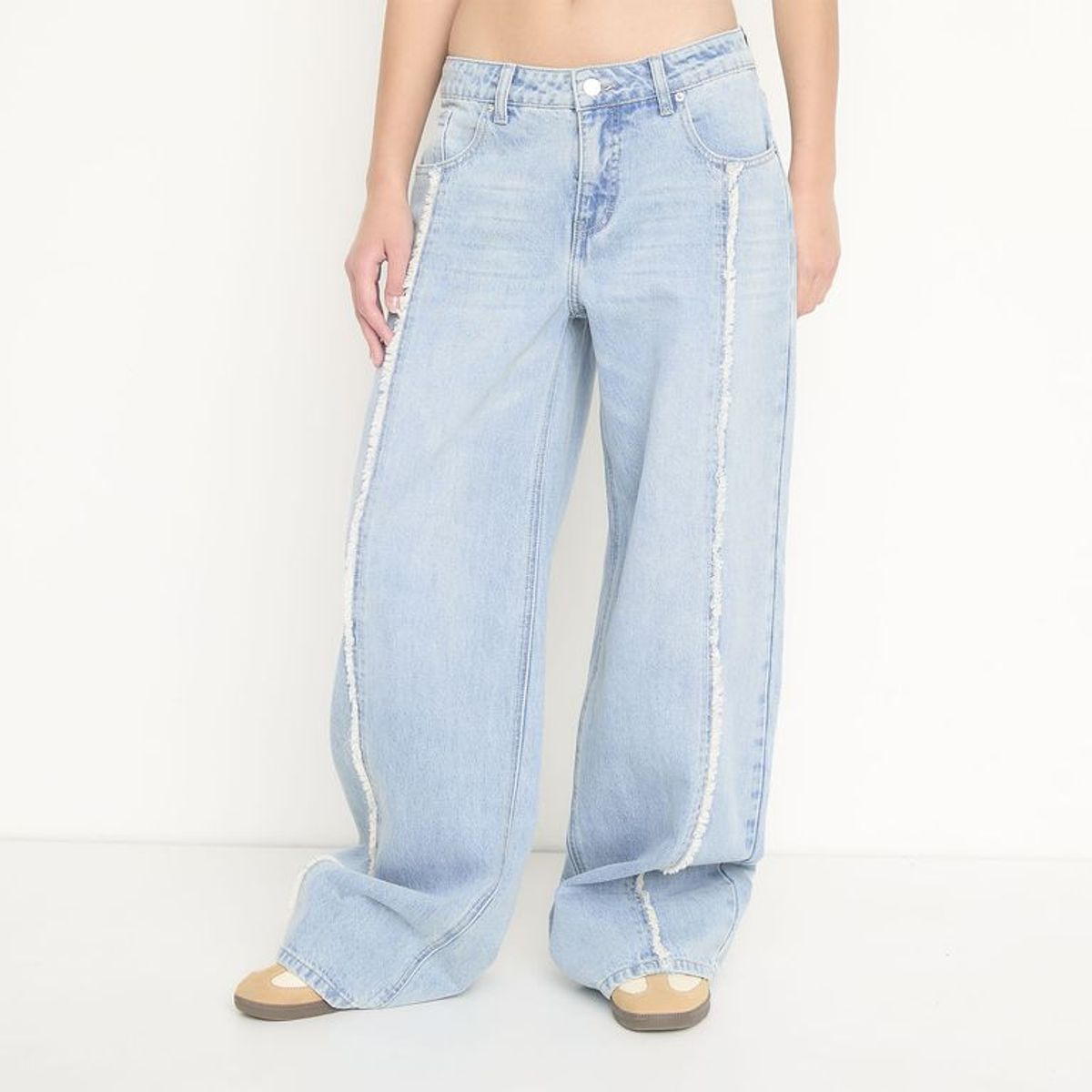 SYBILLA - Jean Wide leg Mujer Tiro medio Sybilla