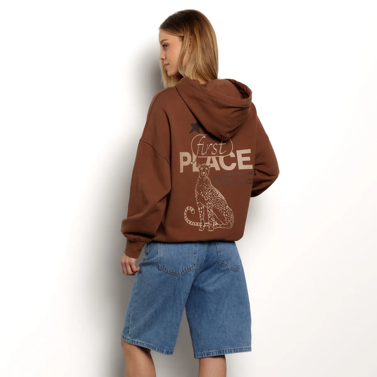 DENIMLAB - Hoodie Mujer Regular fit Denimlab