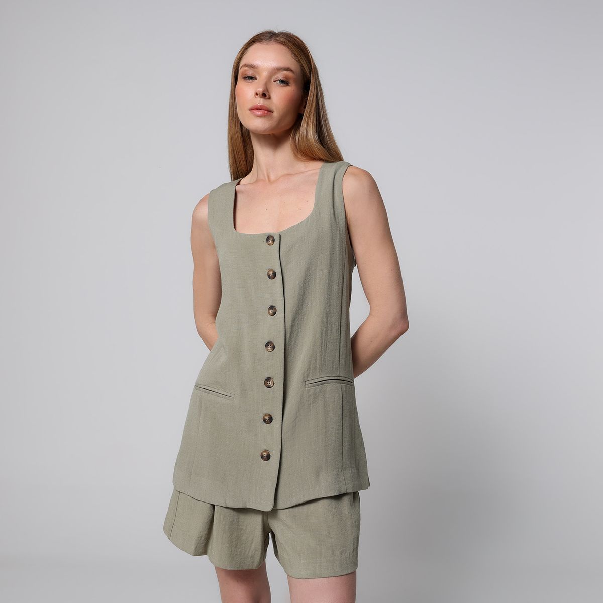 BASEMENT - Chaleco Mujer Basement