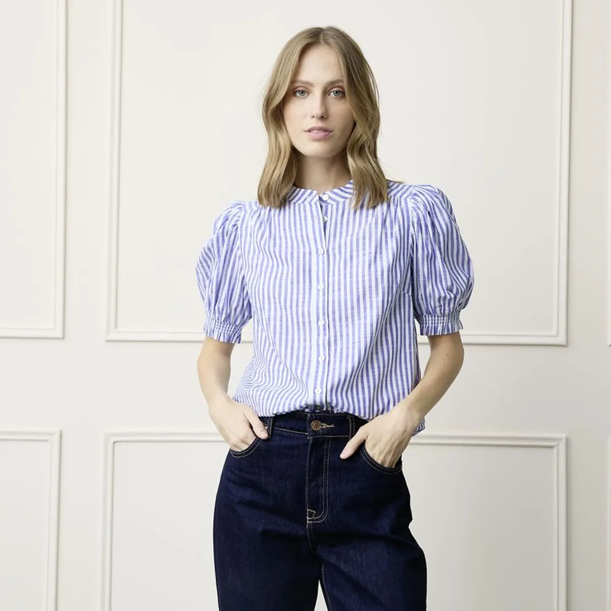 BASEMENT - Blusa Mujer Manga corta Basement 