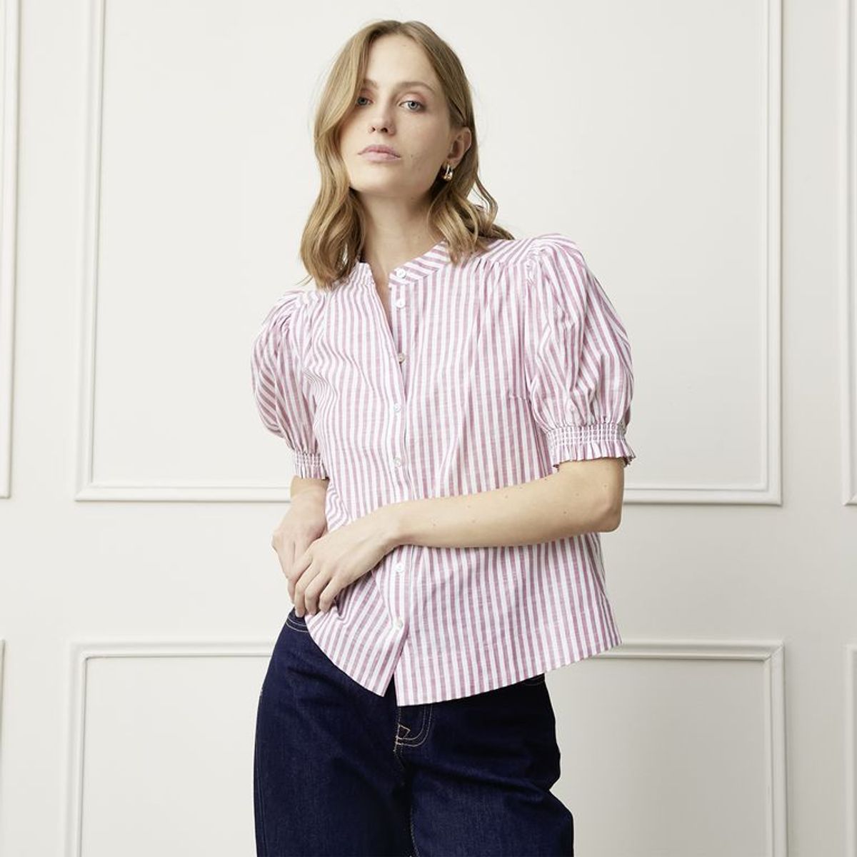 BASEMENT - Blusa Mujer Manga corta Basement 